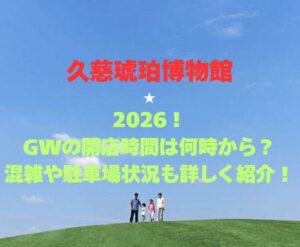 【久慈琥珀博物館】2026!GWの開館時間と混雑情報も紹介!
