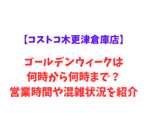 【コストコ木更津倉庫店】GW2026は何時から何時まで？混雑・駐車場情報！